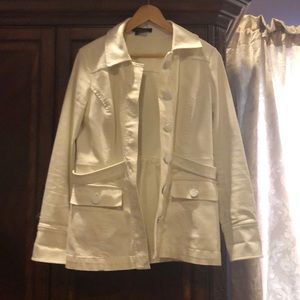 White denim Jacket by Etcetera